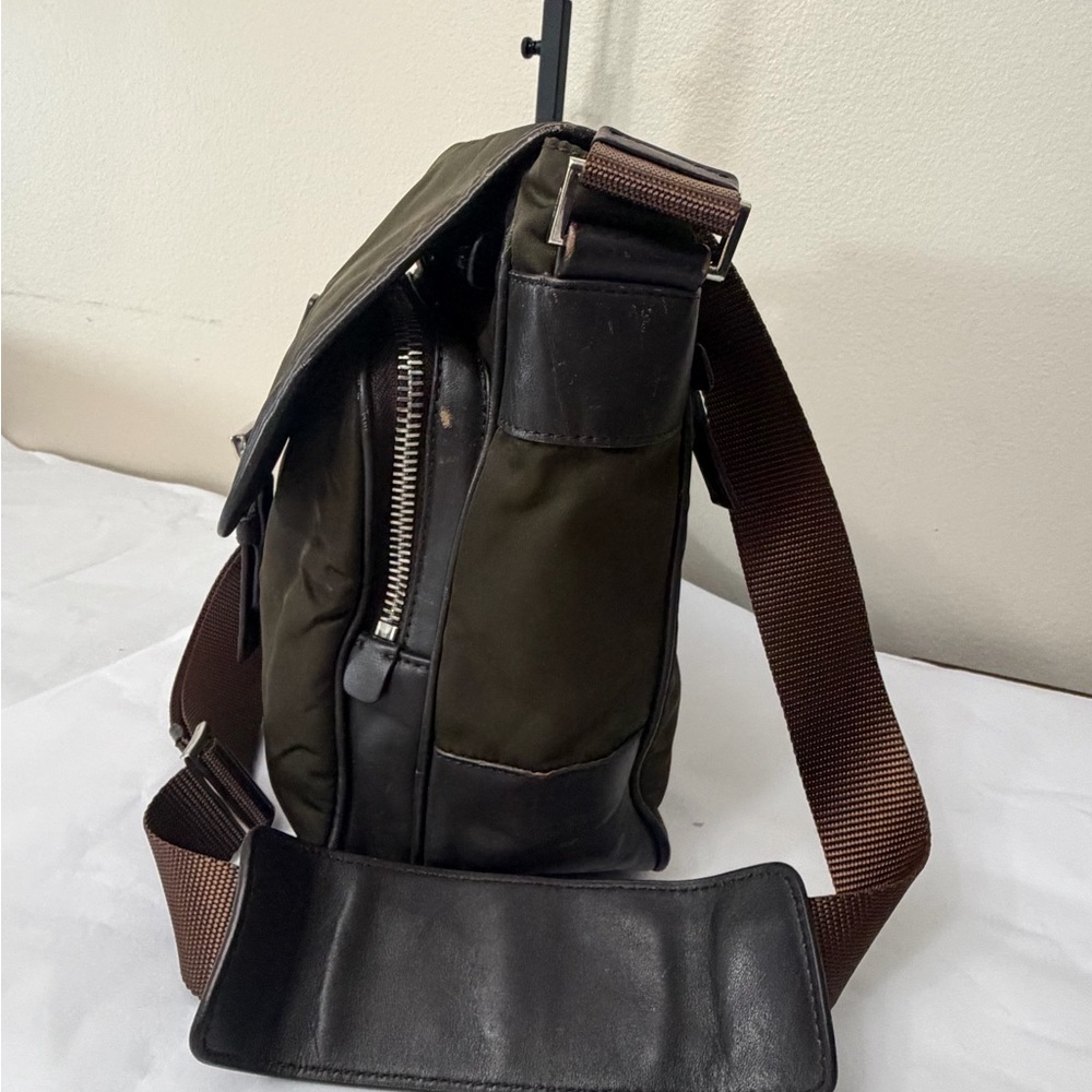Prada Dark Brown Men's Messenger Bag - Picture 6 of 13